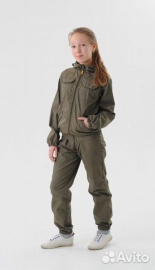 Костюм дет. Пионер тк.сорочка цв.хаки