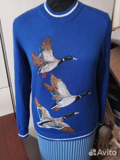 Вязание на заказ машина 5кл.,рисунок шерстью,спицы