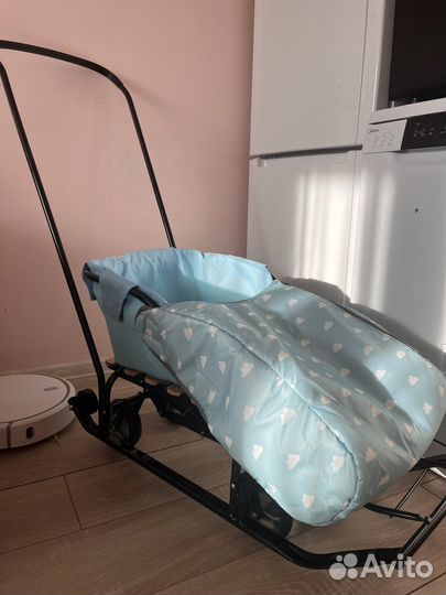 Санки тимка 5 универсал черные