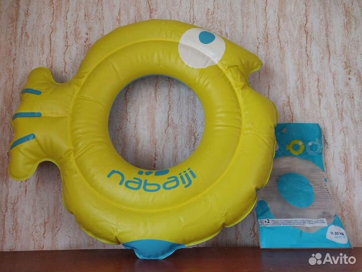 Круги и жилеты для плавания + тапочки для плавания