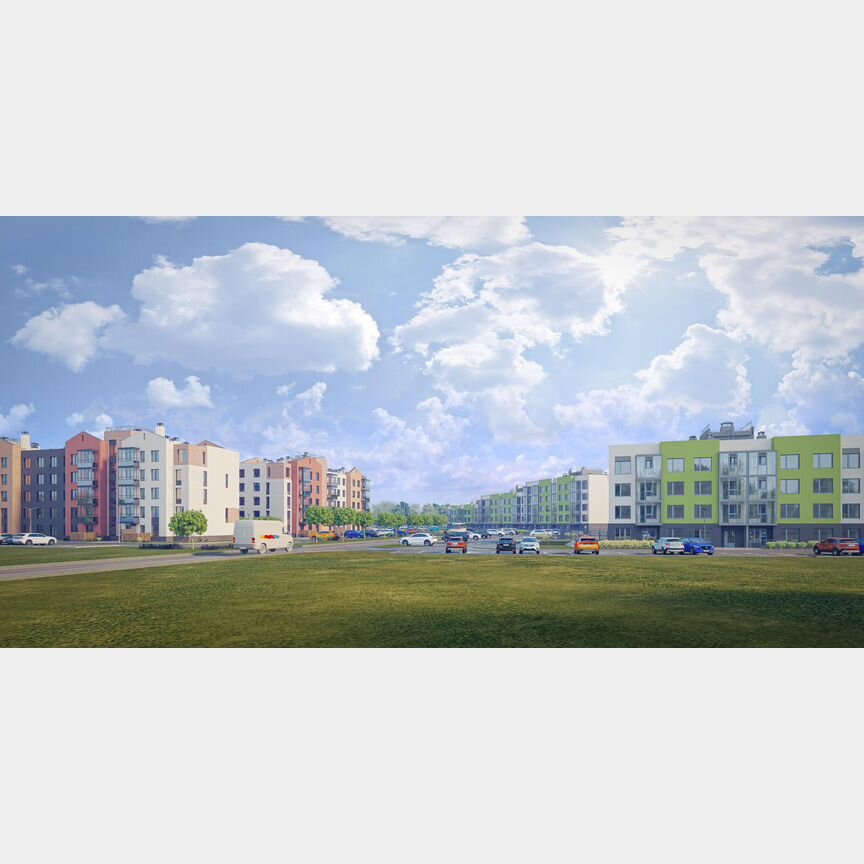 2-к. квартира, 58,1 м², 1/5 эт.
