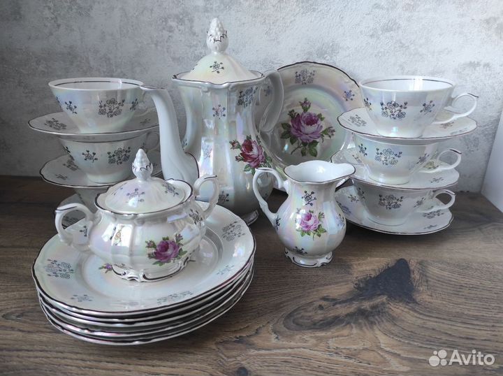 Чайный сервиз Kahla Роза ГДР