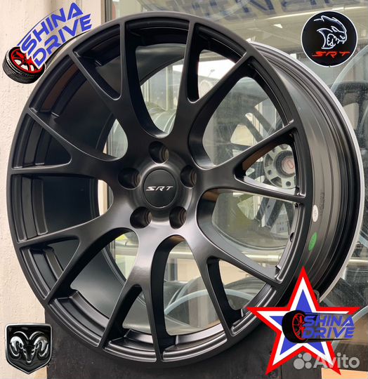 Диски Dodge SRT R20 5x115 Black Matt одноширокие