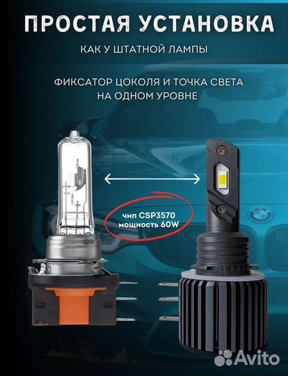 Светодиодные лампы LED h15