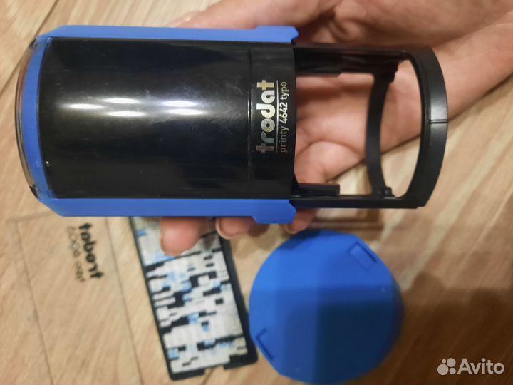 Печать самонаборная круглая с кассой