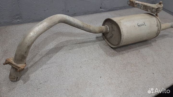 Задняя часть выхлопа для Skoda Fabia 2 1.2 BBM