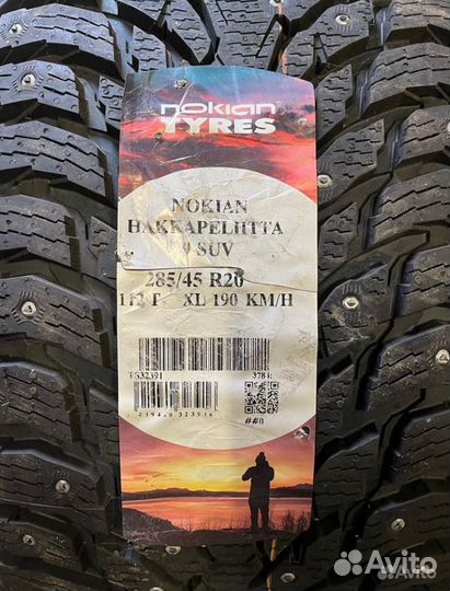 Nokian Tyres Hakkapeliitta 9 SUV 285/45 R20 112T