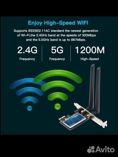 Wifi адаптер PCI-e для пк