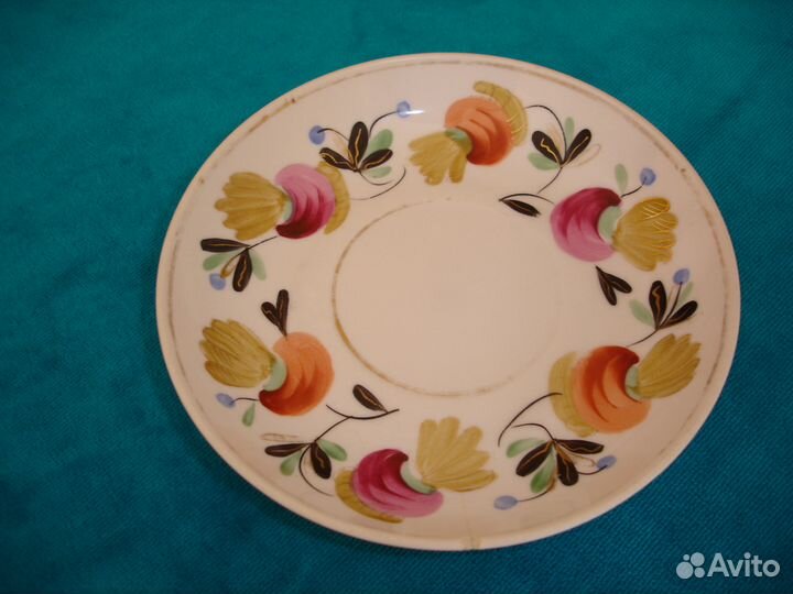 1950-е Репка Вербилки дфз блюдце