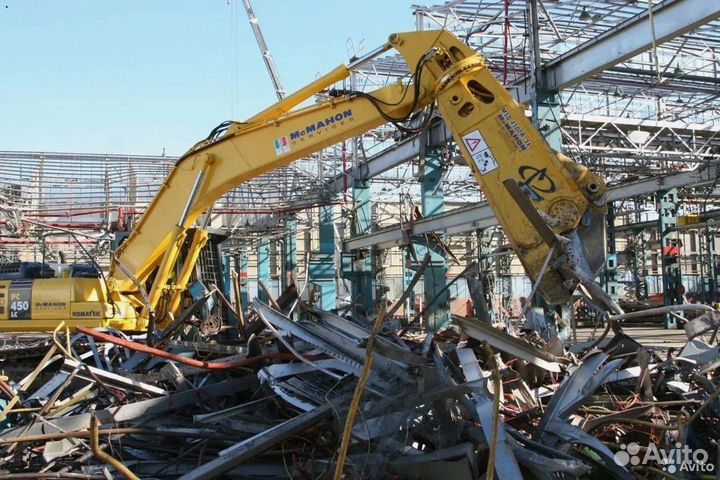 Демонтаж металлоконструкции, спецтехники