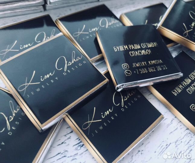 Брендированный шоколад с лого, фото