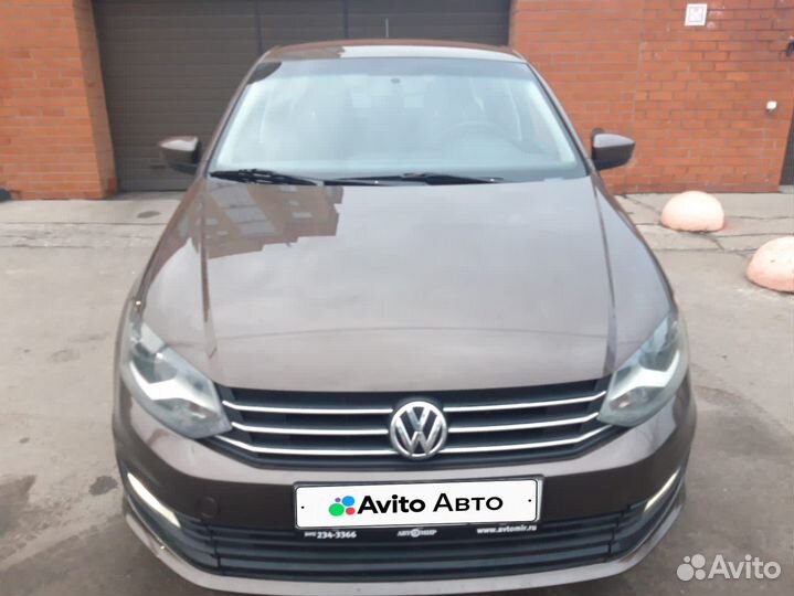 Volkswagen Polo 1.6 AT, 2015, 105 200 км