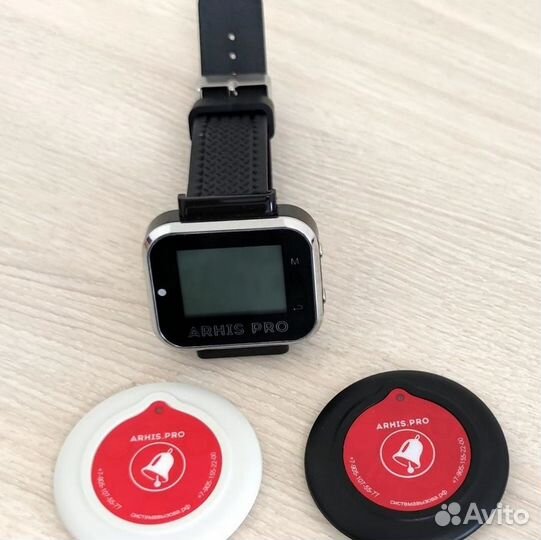 Кнопка вызова персонала официанта и часы пейджер