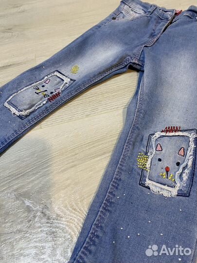 Джинсы на девочку