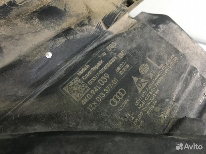 Фара левая Audi a6 C8 А6