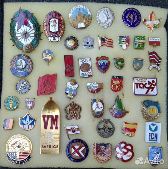 Иностранные значки. Спорт. Федерации. Олимпиада