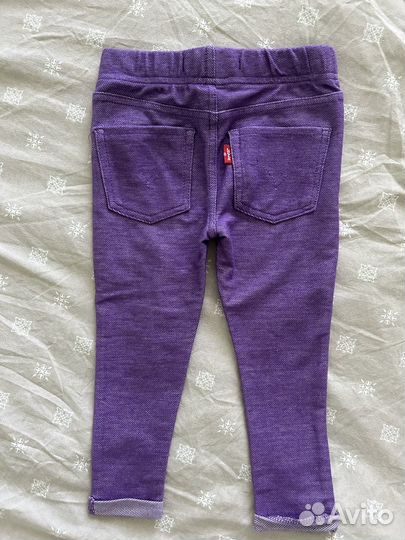 Новые леггинсы Levis, 85-90 см (2 года)