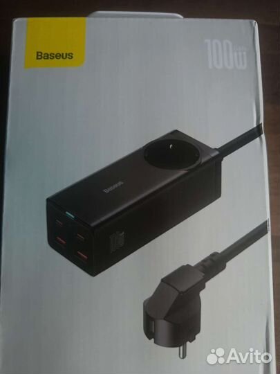 Зарядка Baseus GaN3 Pro Desktop с розеткой (EU)