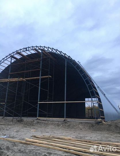 Арочные ангары с под ключ с доставкой