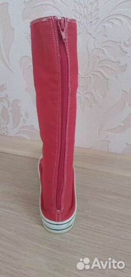 Женские кеды с высоким голенищем 38 размер