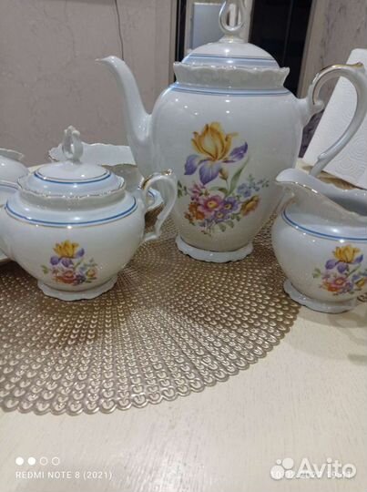 Чайный сервиз kahla гдр на 6 персон