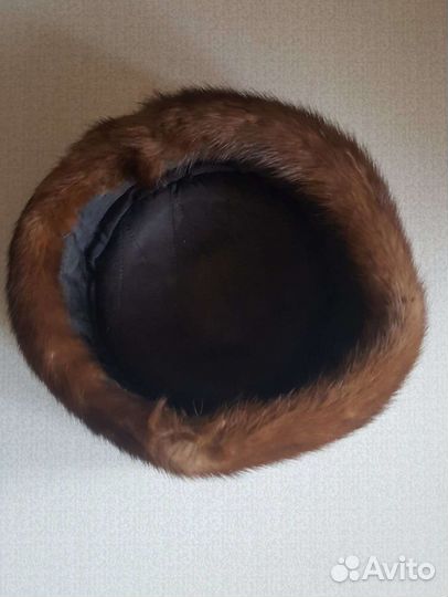 Шапка норковая женская 56 р-р