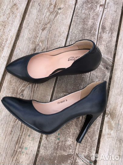 Туфли женские кожаные, 36