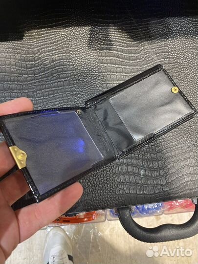 Обложка фсб с автодокументами, черная