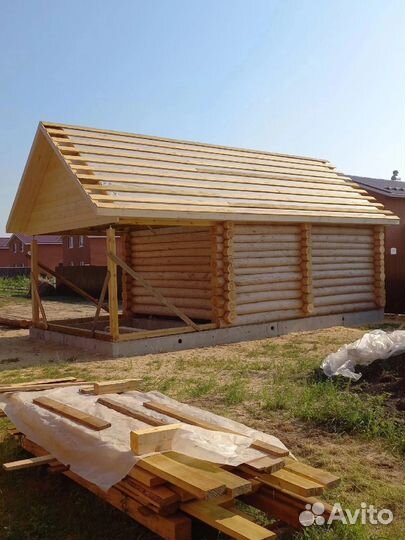 Сруб бани, ручная рубка, заказы