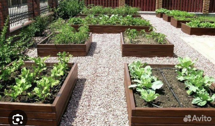 Деревянные грядки