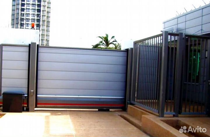 Откатные ворота по договору