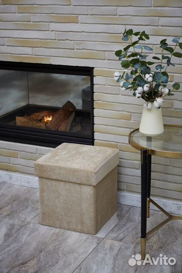 Пуф складной из микровельвета