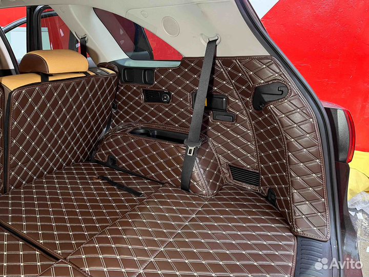3Д коврики в багажник Kia Sorento Prime 2019