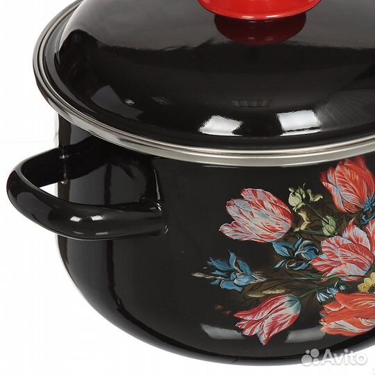 Набор посуды эмалированная сталь, 6 пред. новый