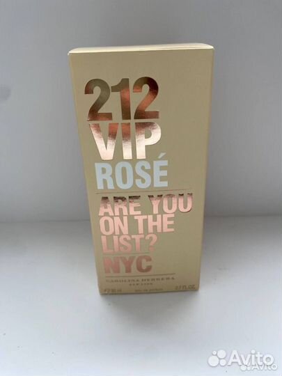 Каролина Эррера 212 Вип Розе (Евро качество) 80ml