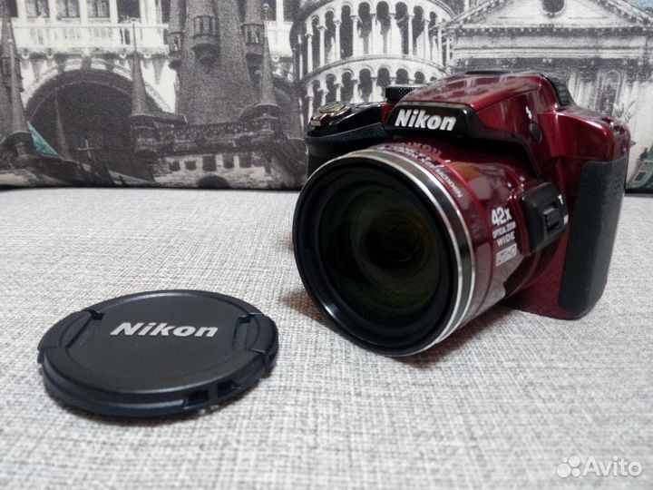 Фотоаппарат Nikon P510 Бордовый