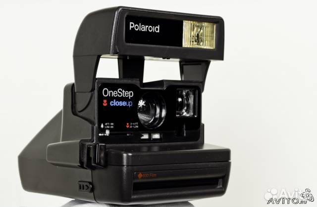 Polaroid one Step close up 600. Polaroid one Step close up 600 film.