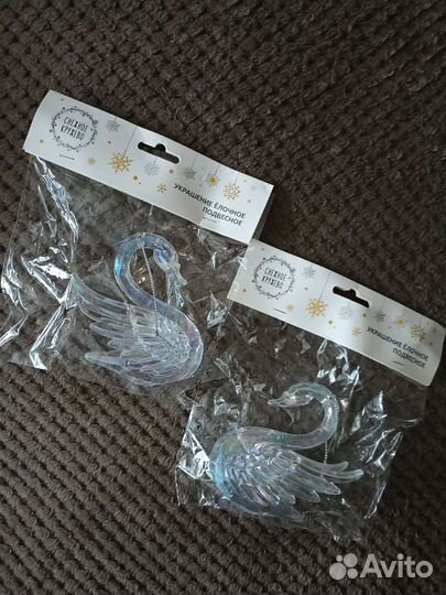 Ёлочные украшения/Статуэтки (2шт.)