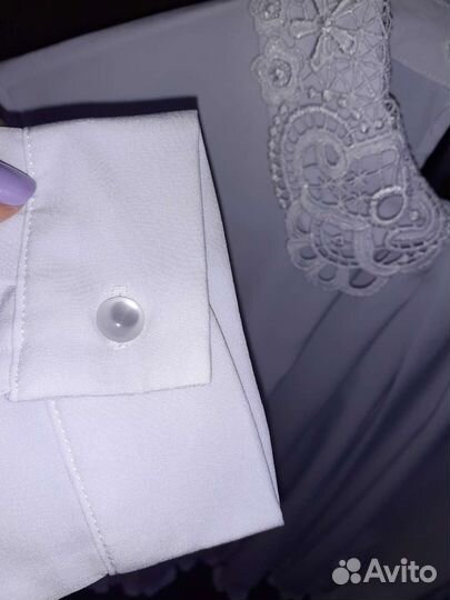 Блузка белая школьная 152-158