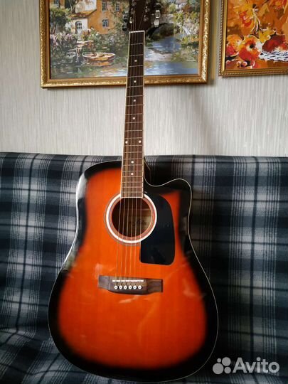 Электроакустическая гитара Aria AWN-15CE BS