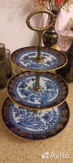 Набор столовой посуды кобальт