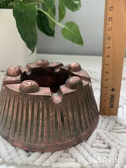 Пепельница медь винтаж