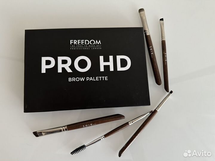 Тени для бровей freedom pro hd палетка для бровей