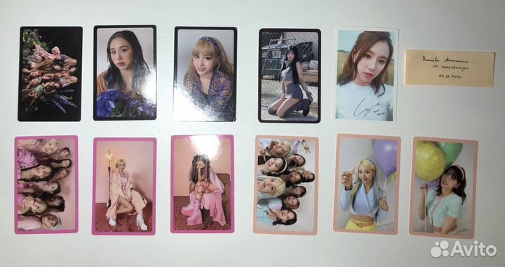K-pop предзаказные карты Twice (Твайс)
