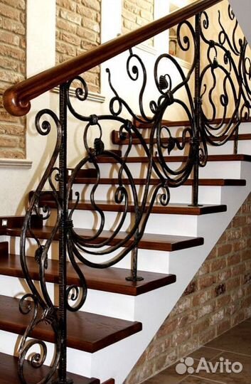Металлические лесницы и перила дизайн 5865