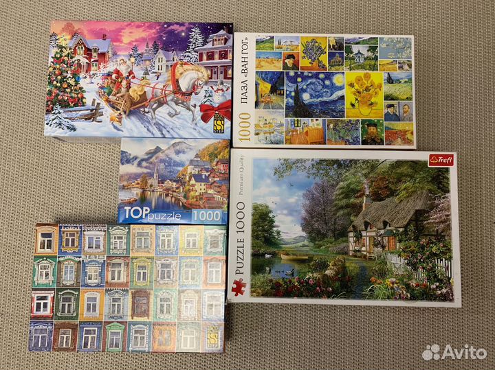 Пазлы 1000 / 500 деталей