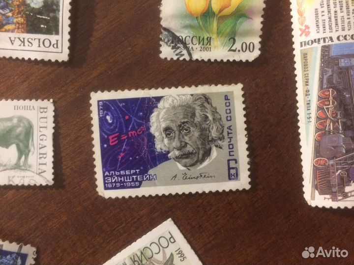 Почтовые марки СССР, USA, Cuba, Корея