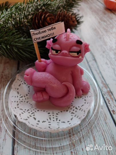 Дракон символ года мыло ручной работы