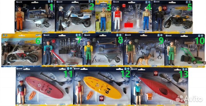 Игрушки Фигурки людей и Аксессуары bruder брудер