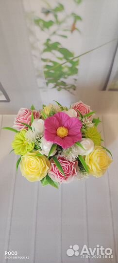 Букет из мыла